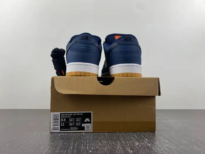 Official Maikesneakers Nike SB Dunk Low Navy Black Gum CW7463-401 0131