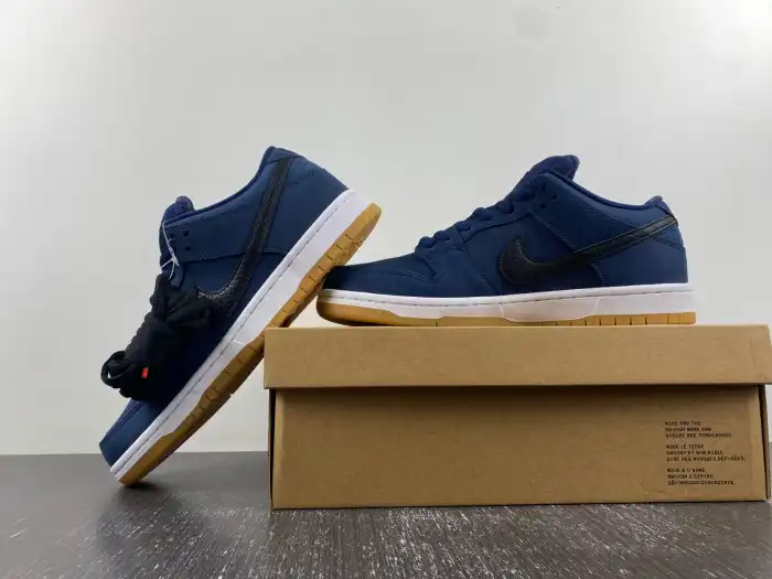 Official Maikesneakers Nike SB Dunk Low Navy Black Gum CW7463-401 0131